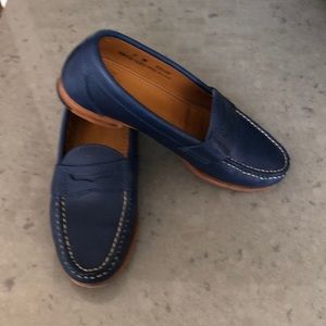 G.H. Bass & Co. Navy Leather Loafers